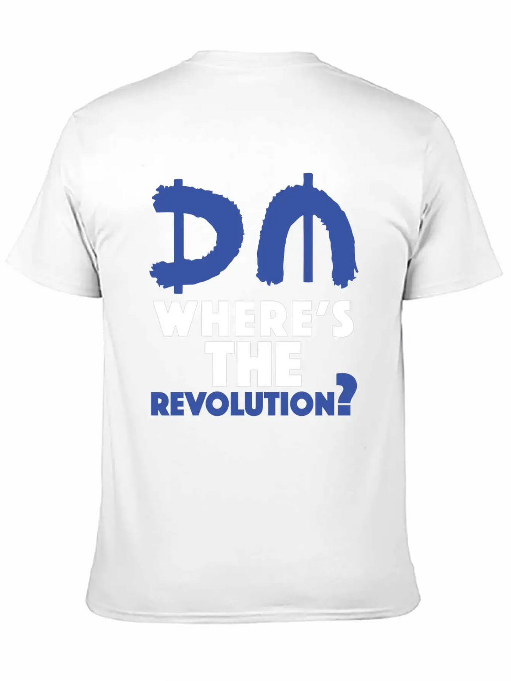Revolution Blue Unisex Short Sleeve Soft Cotton T-Shirt – Casual Everyday Wear
