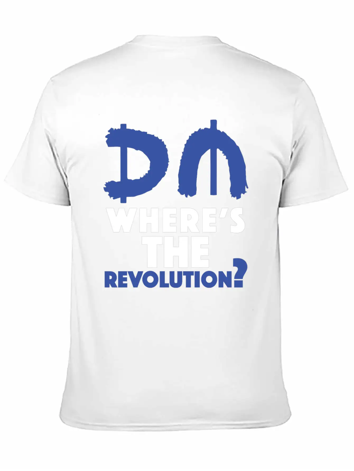 Revolution Blue Unisex Short Sleeve Soft Cotton T-Shirt – Casual Everyday Wear