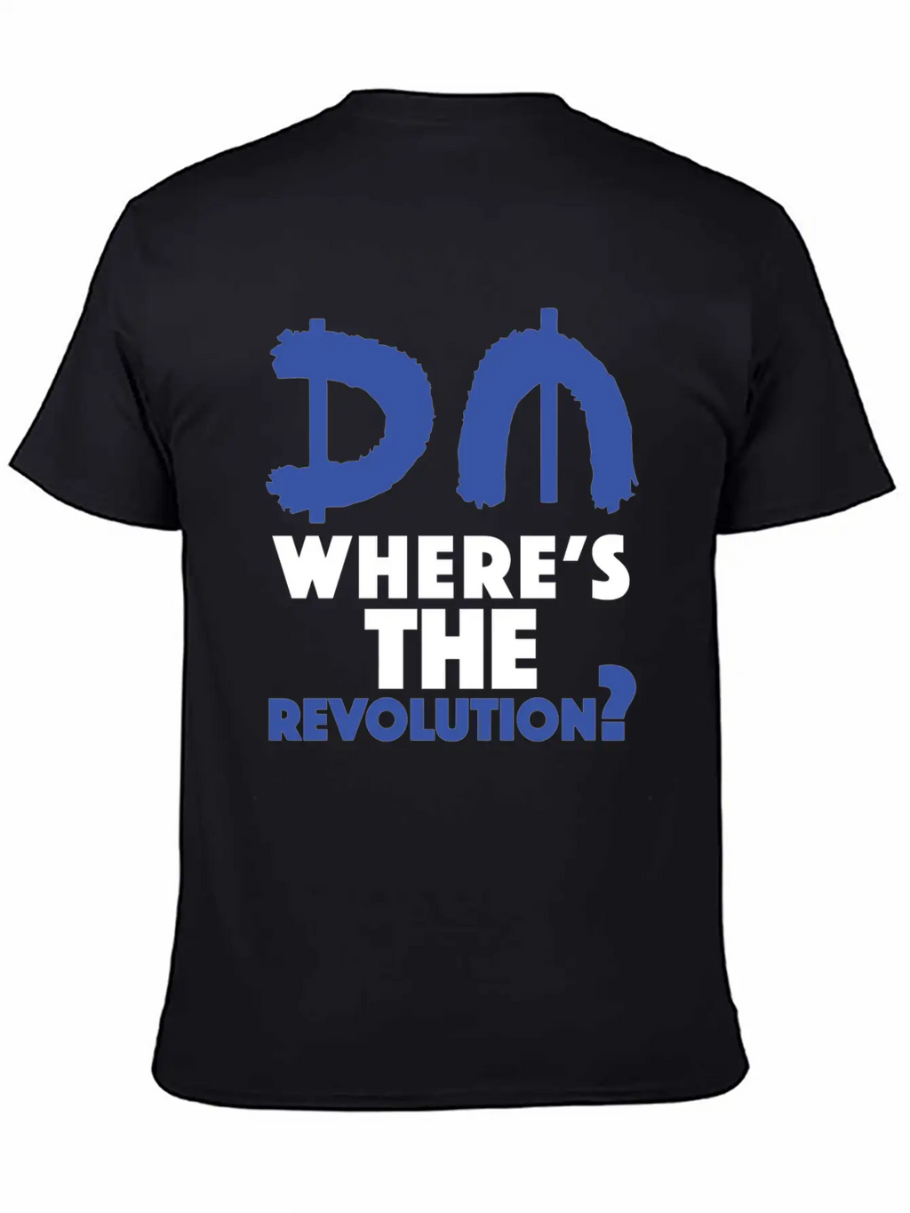 Revolution Blue Unisex Short Sleeve Soft Cotton T-Shirt – Casual Everyday Wear
