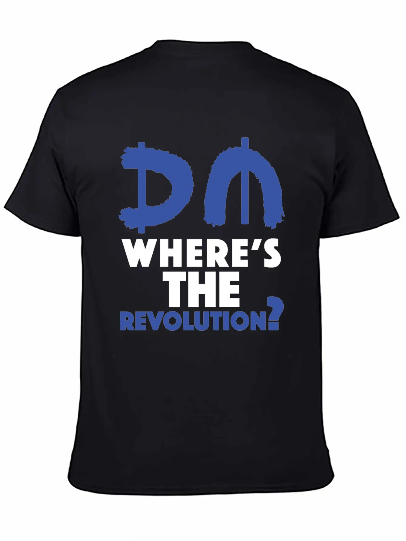Revolution Blue Unisex Short Sleeve Soft Cotton T-Shirt – Casual Everyday Wear