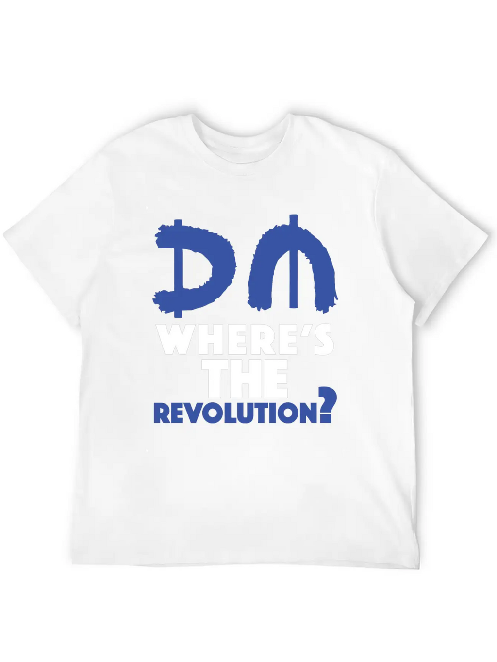 Revolution Blue Unisex Short Sleeve Soft Cotton T-Shirt – Casual Everyday Wear