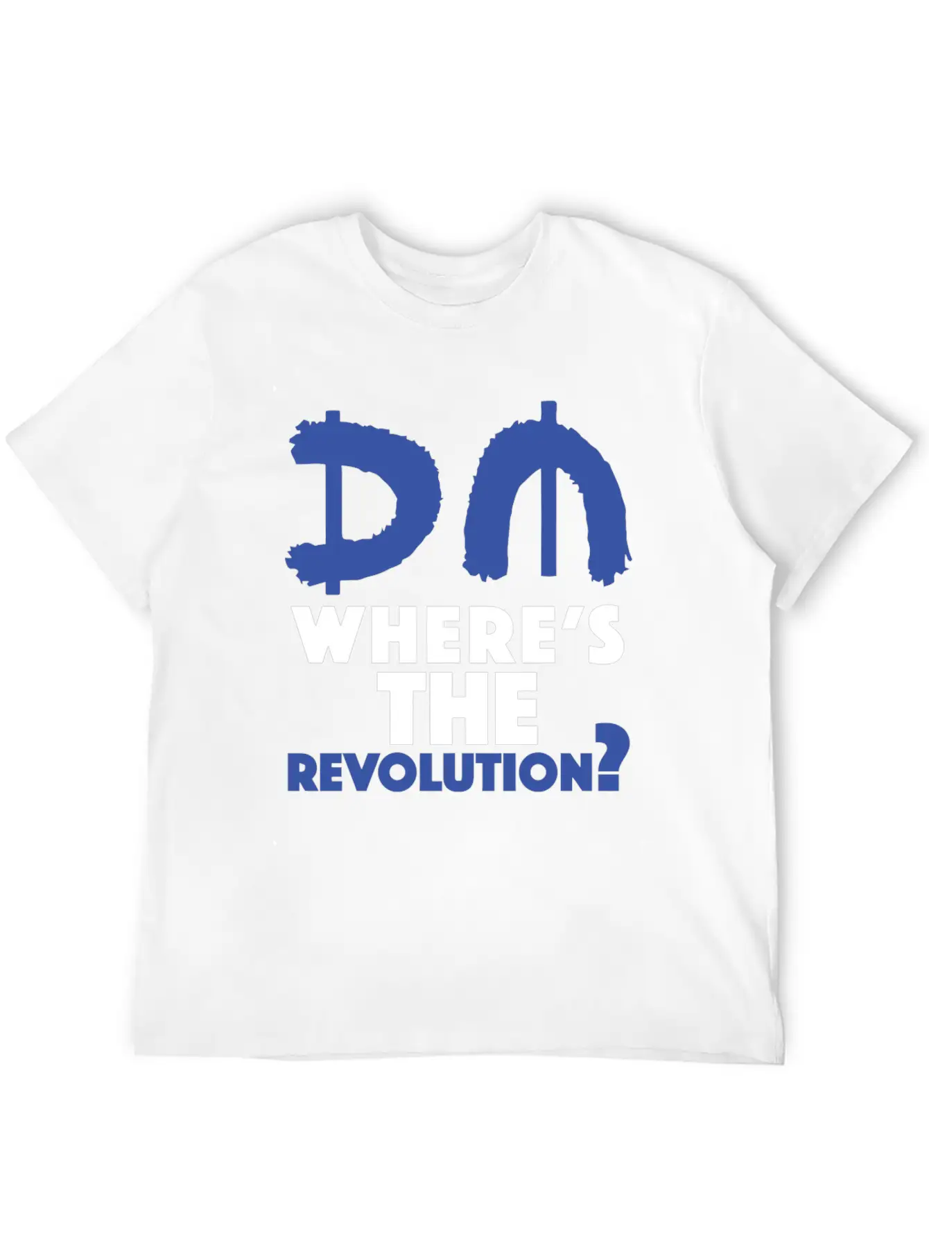 Revolution Blue Unisex Short Sleeve Soft Cotton T-Shirt – Casual Everyday Wear