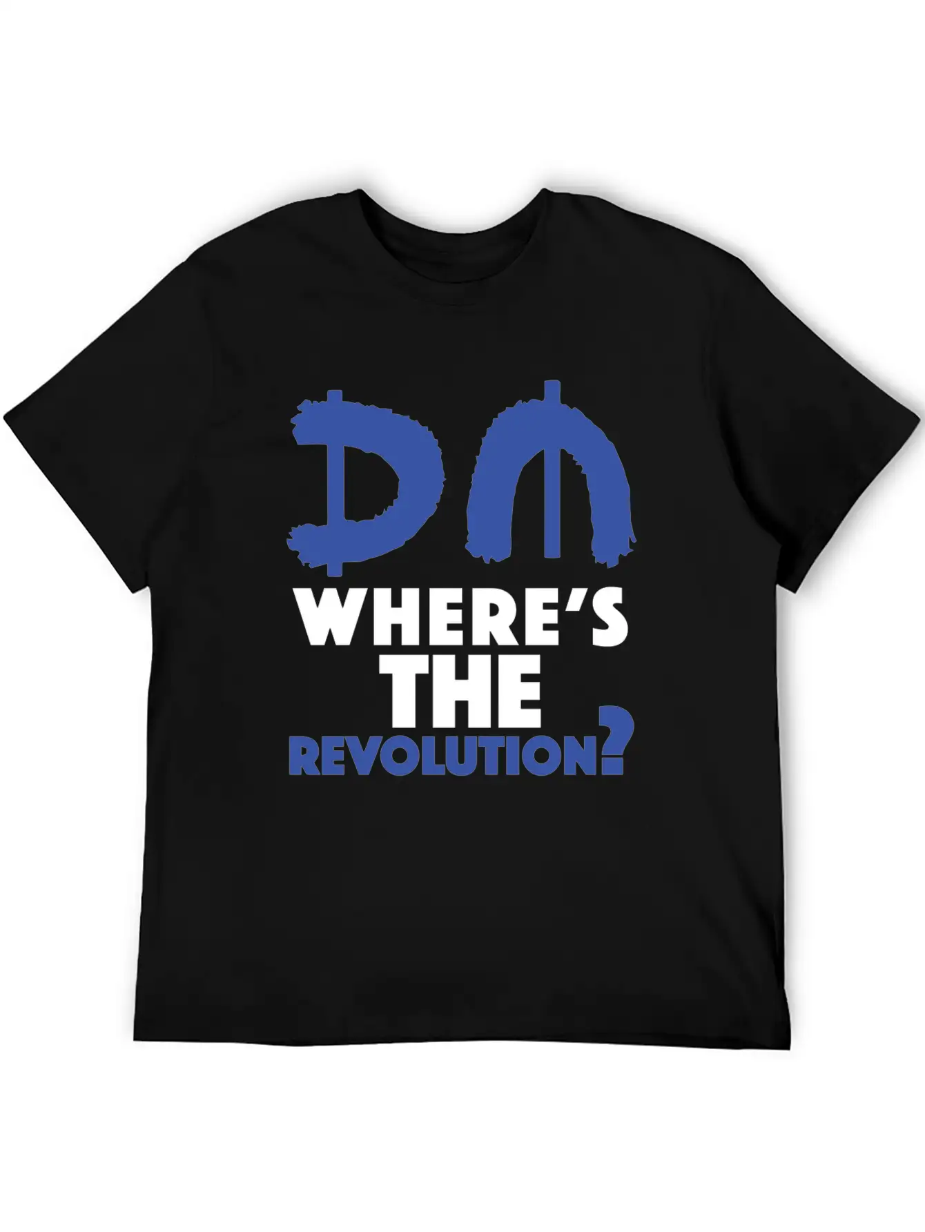 Revolution Blue Unisex Short Sleeve Soft Cotton T-Shirt – Casual Everyday Wear