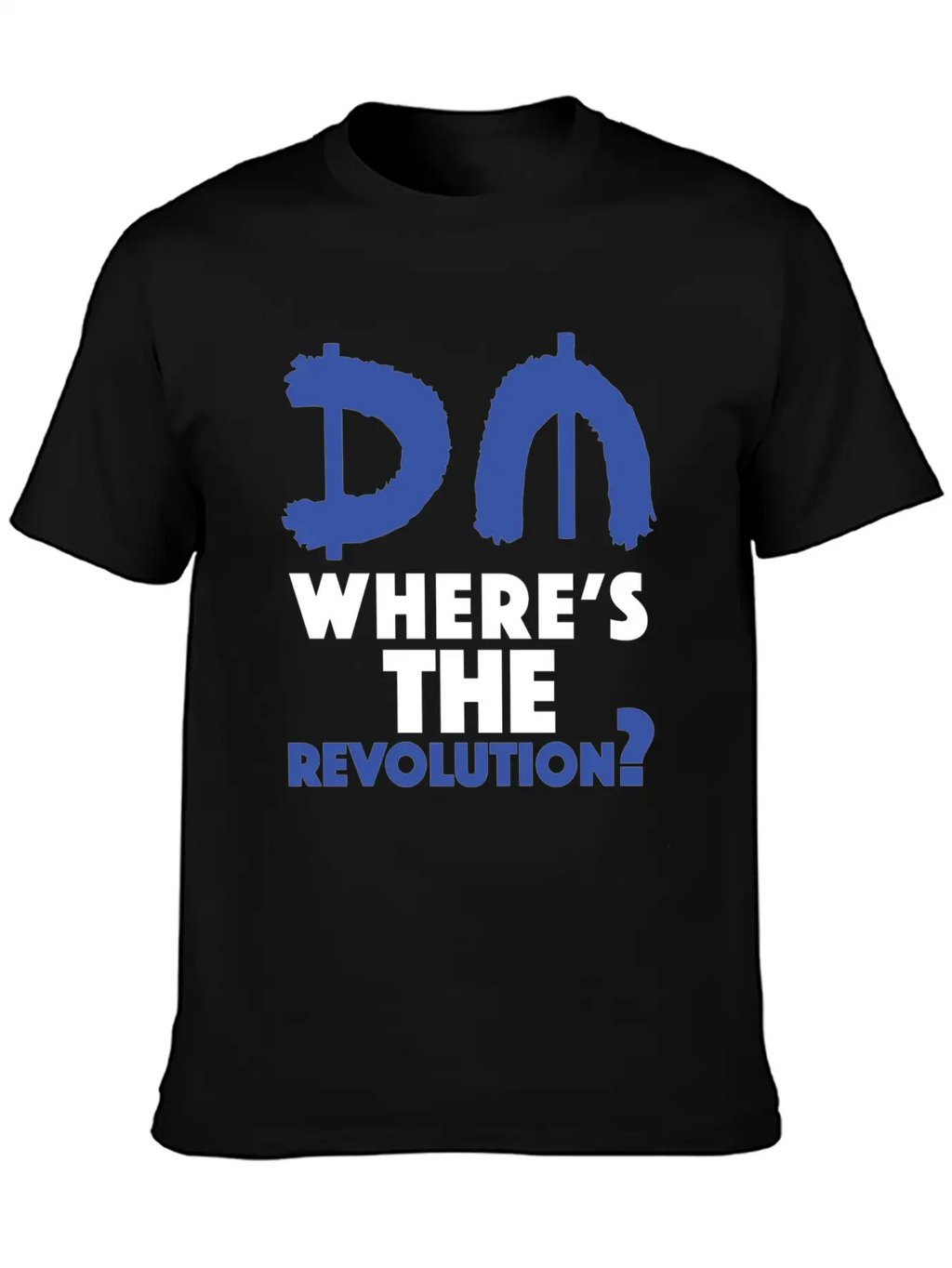 Revolution Blue Unisex Short Sleeve Soft Cotton T-Shirt – Casual Everyday Wear