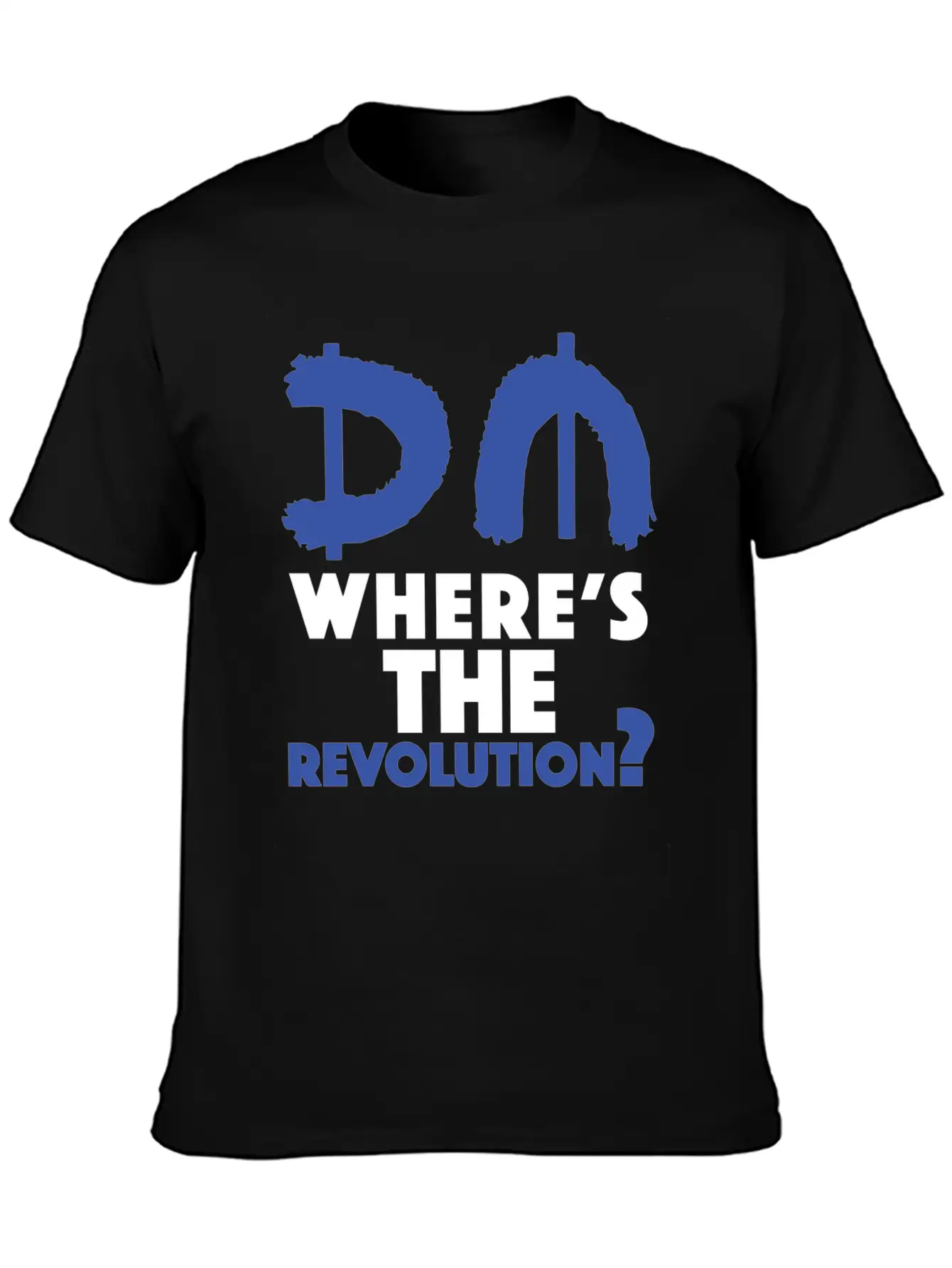 Revolution Blue Unisex Short Sleeve Soft Cotton T-Shirt – Casual Everyday Wear
