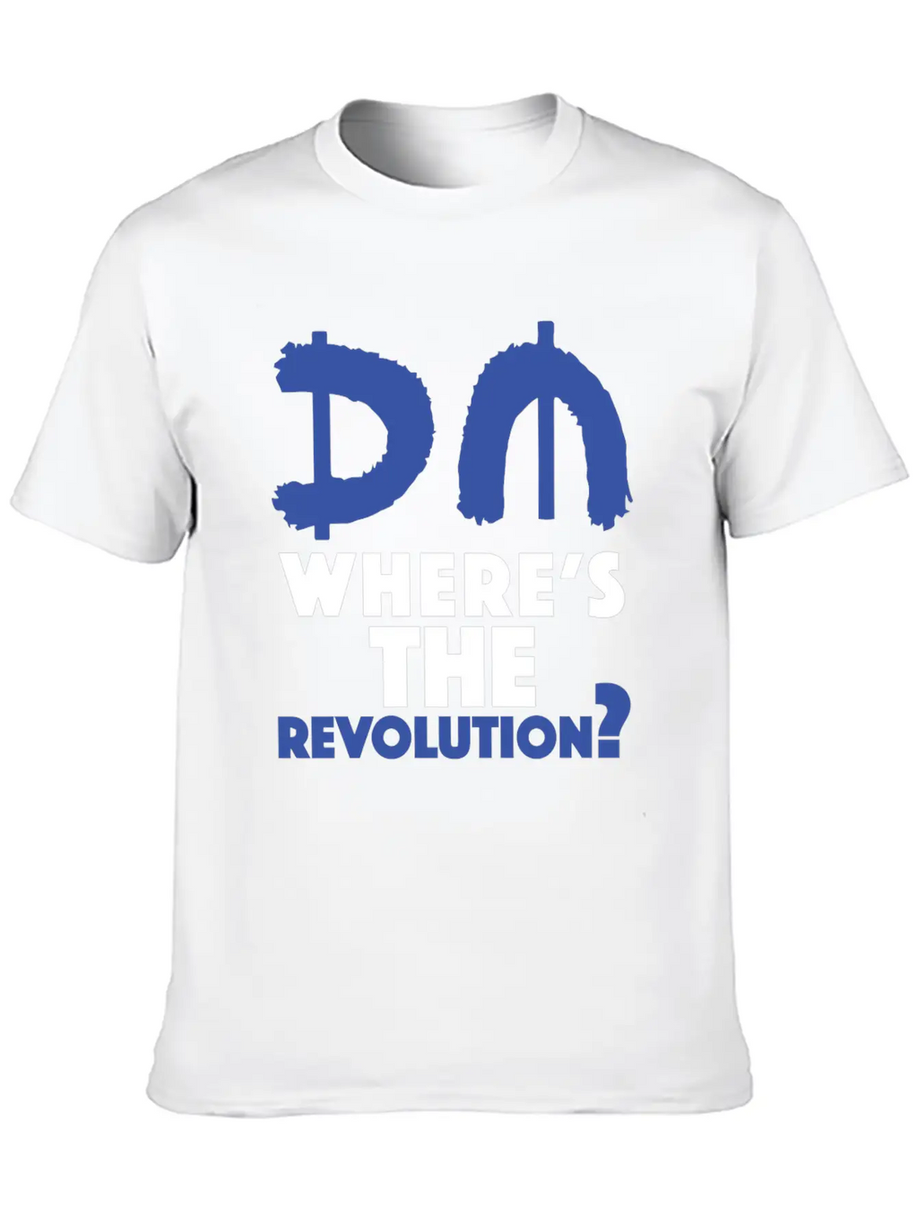 Revolution Blue Unisex Short Sleeve Soft Cotton T-Shirt – Casual Everyday Wear