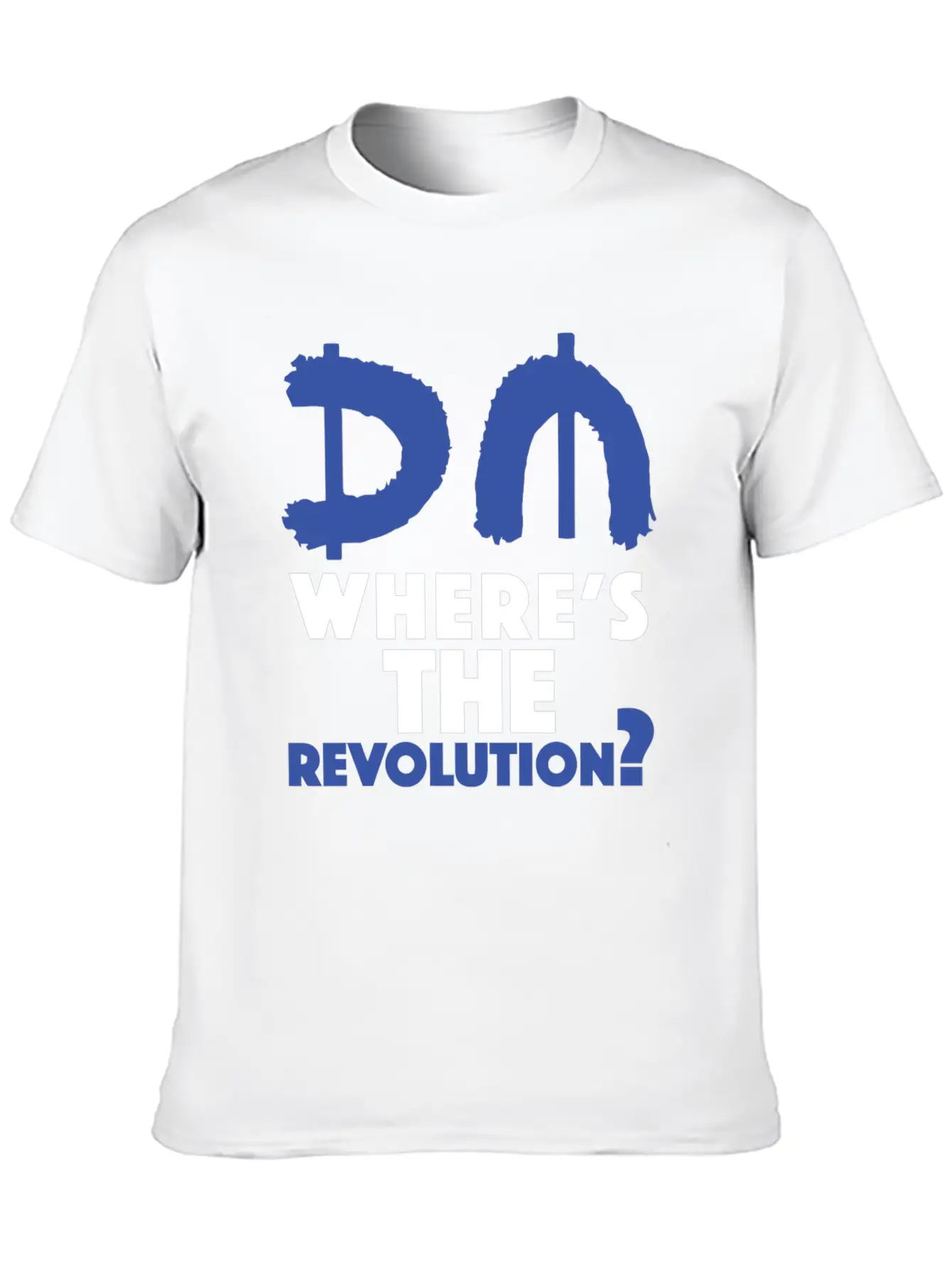 Revolution Blue Unisex Short Sleeve Soft Cotton T-Shirt – Casual Everyday Wear