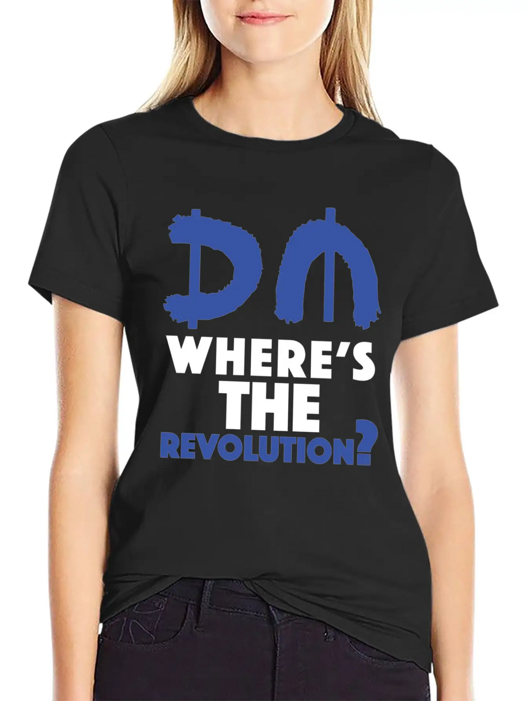 Revolution Blue Unisex Short Sleeve Soft Cotton T-Shirt – Casual Everyday Wear