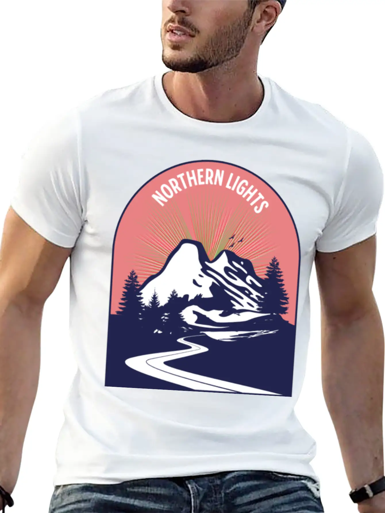 Reykjavik Iceland Vintage Road Trip Breathable Soft Cotton T-Shirt – Timeless Casual Look