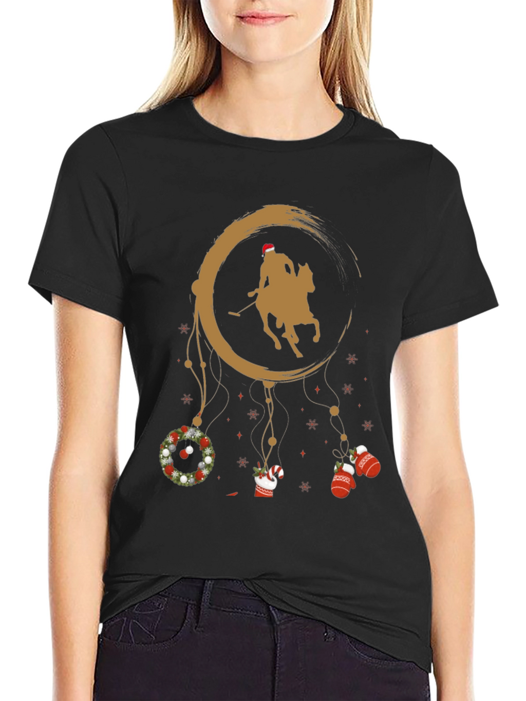 Christmas Polo Player T-Shirt