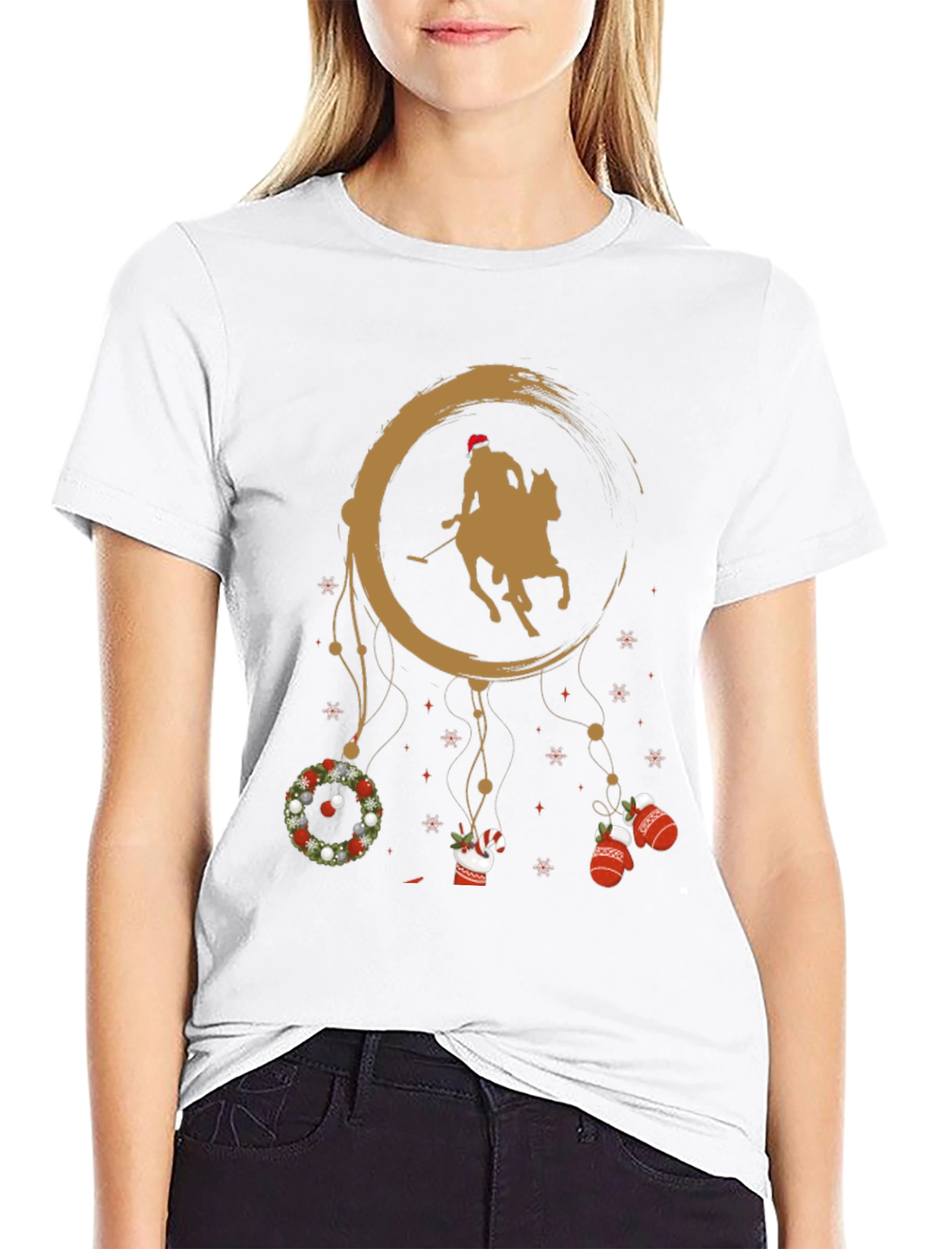 Christmas Polo Player T-Shirt