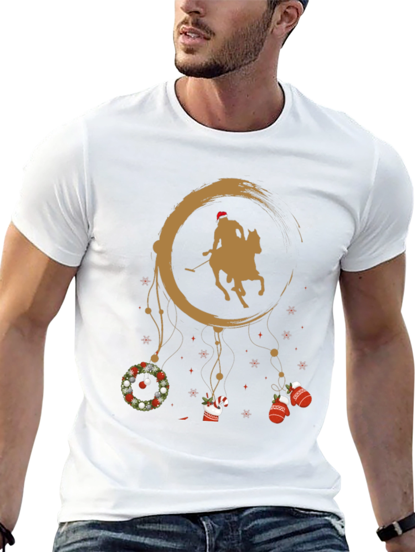 Christmas Polo Player T-Shirt