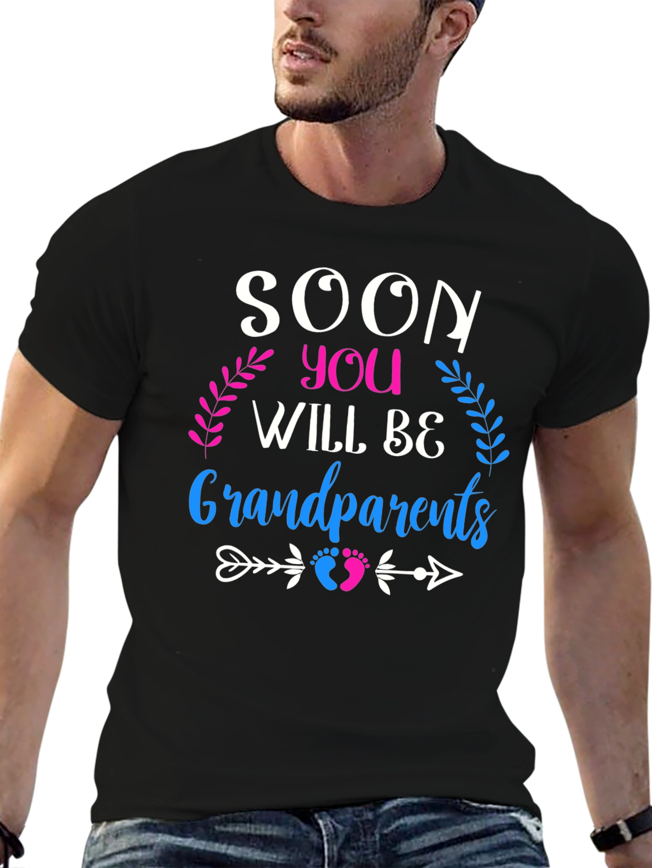 Soon You Will Be Grandparents T-Shirt Pregnancy Announcement