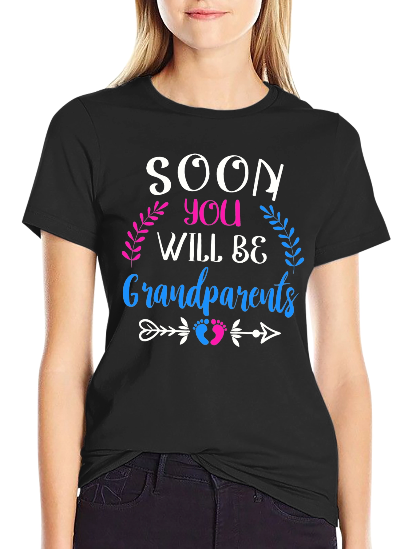 Soon You Will Be Grandparents T-Shirt Pregnancy Announcement