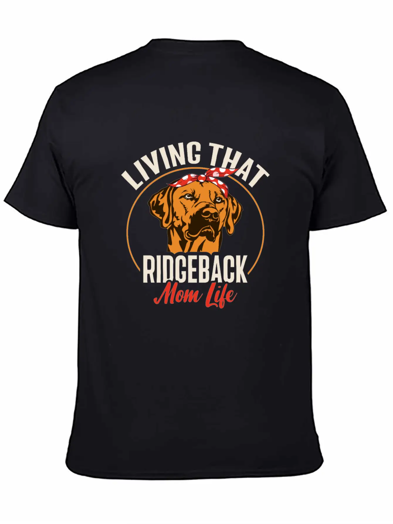 Rhodesian Ridgeback Dog Casual Graphic T-Shirt – Simple And Comfortable Daily Wear