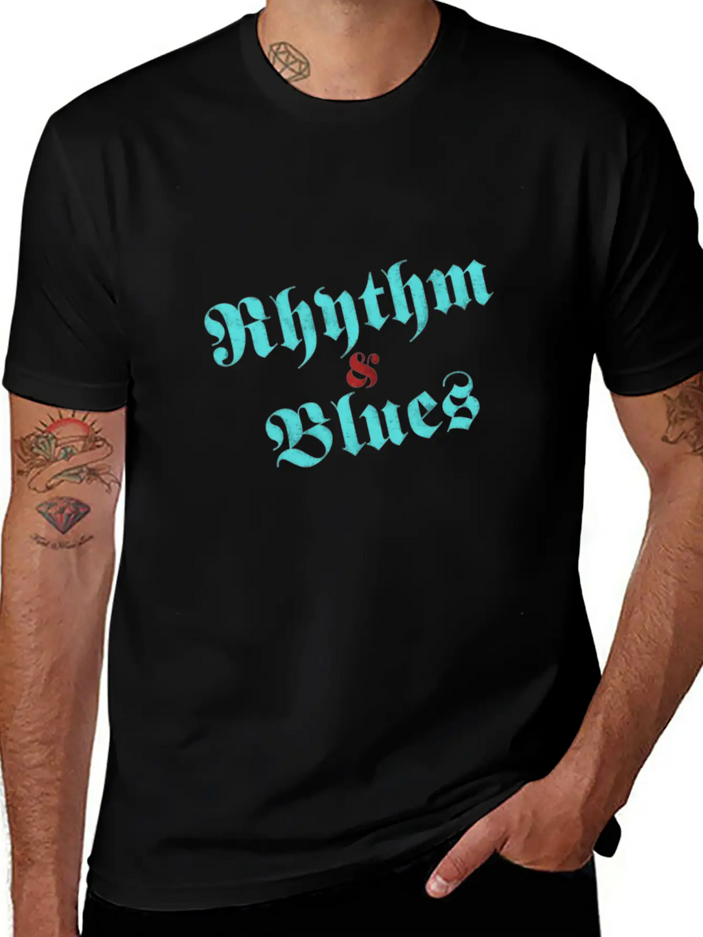 Rhythm & Blues Essential Cotton Tee For Daily Outfits – Unisex Style