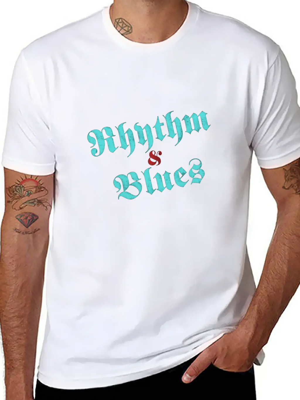 Rhythm & Blues Essential Cotton Tee For Daily Outfits – Unisex Style