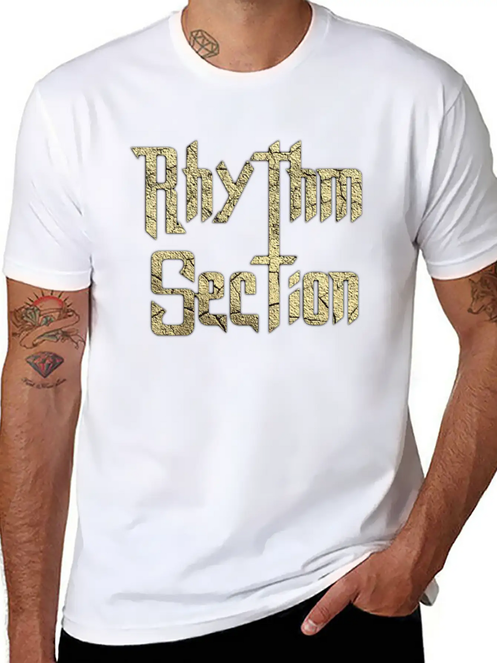 ‏‏‏‏‏‏Rhythm Section Unisex Short Sleeve Soft Cotton T-Shirt – Casual Everyday Wear