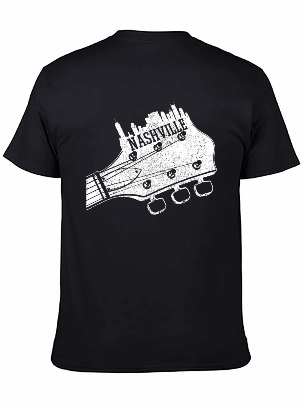 Nashville Guitar Headstock T-Shirt