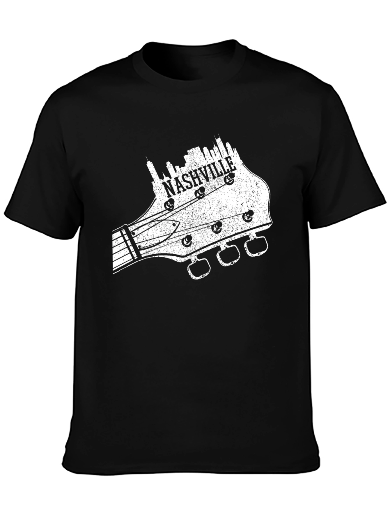 Nashville Guitar Headstock T-Shirt