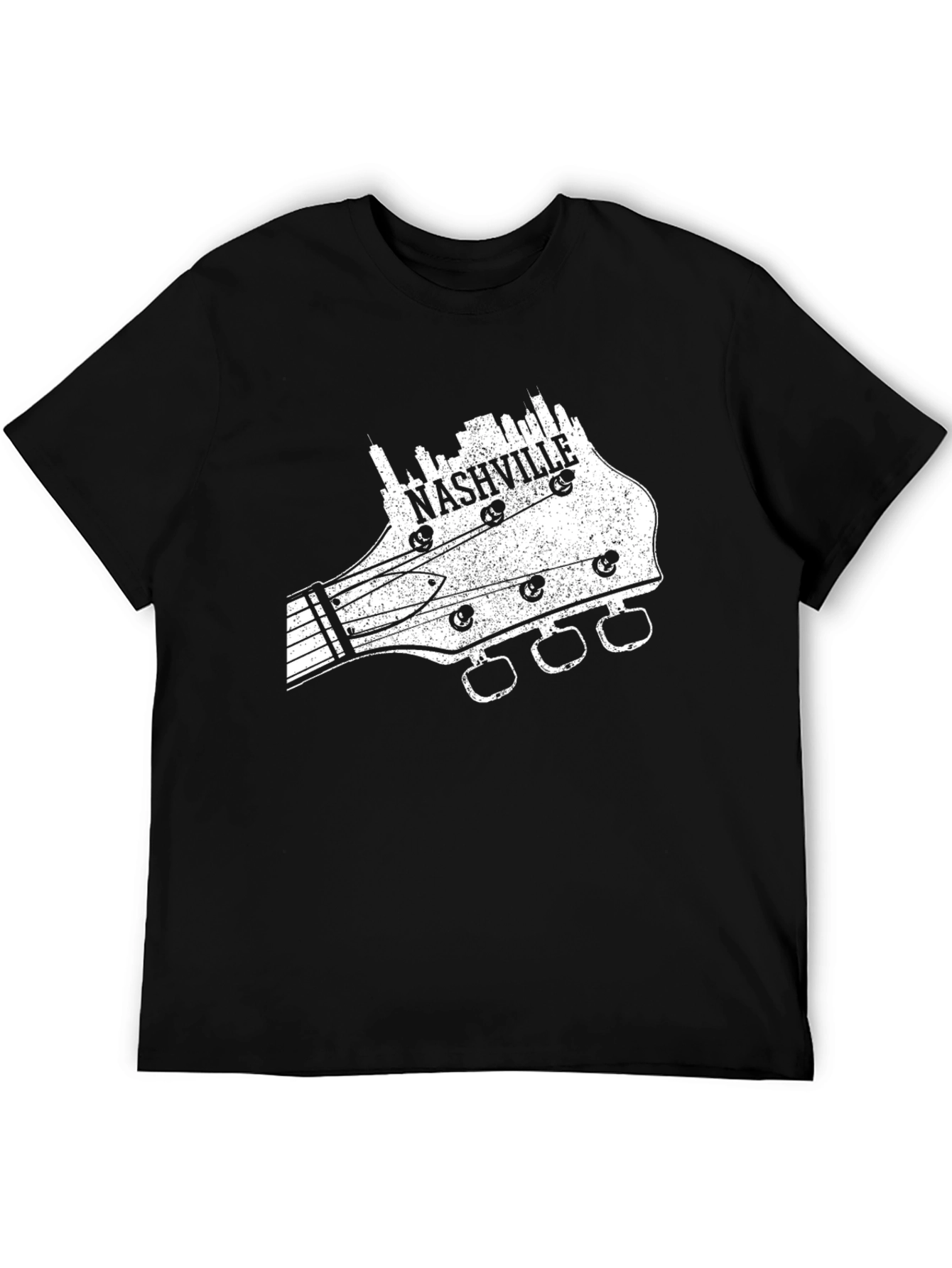Nashville Guitar Headstock T-Shirt