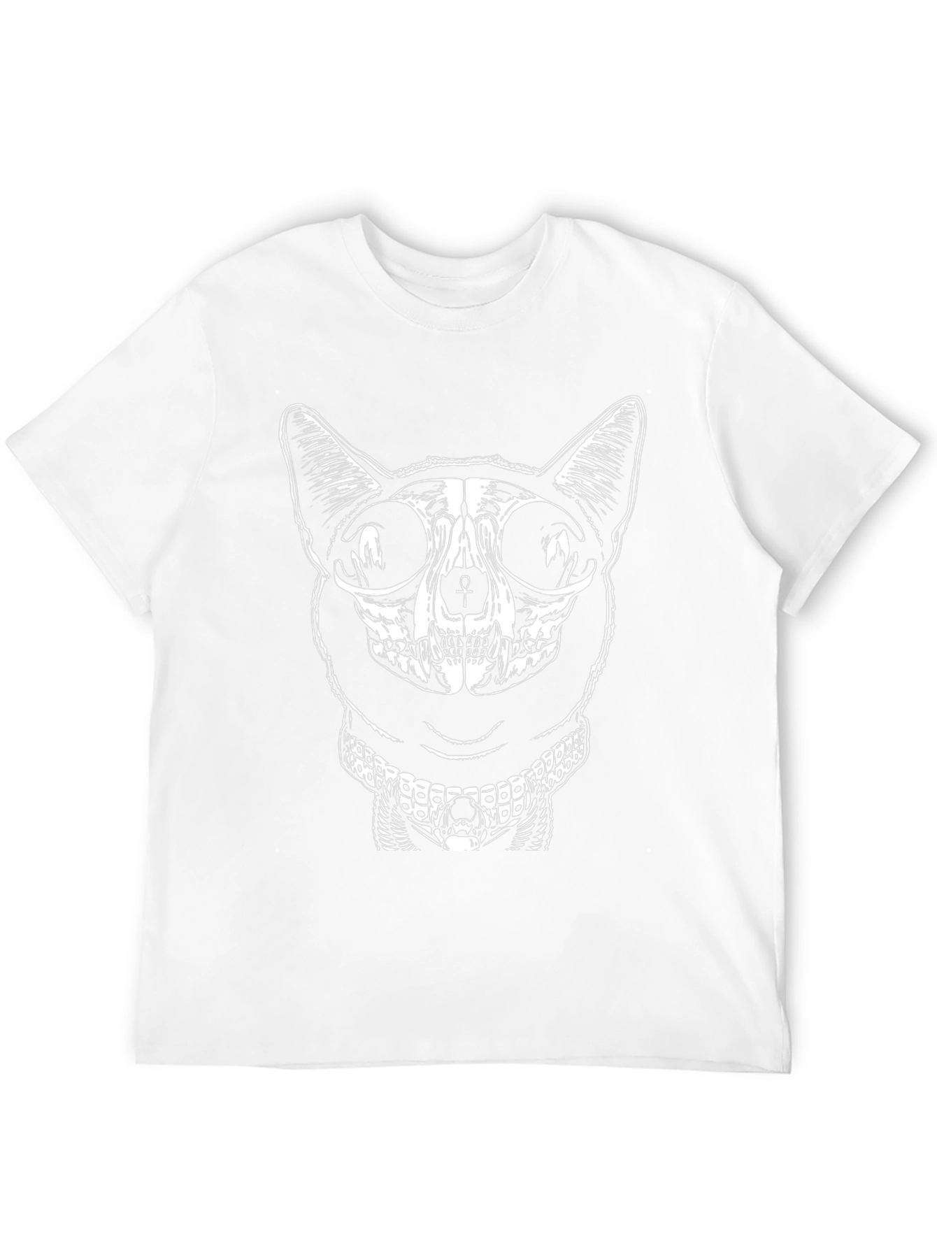 Egyptian Cat Skull Graphic Tee