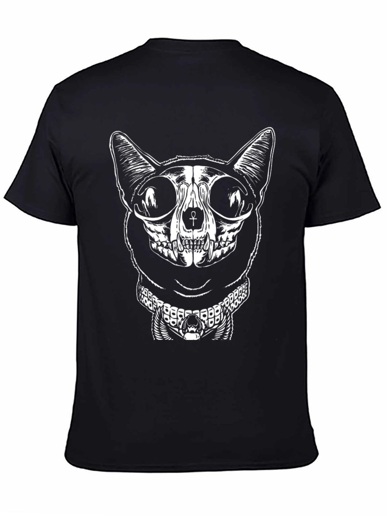 Egyptian Cat Skull Graphic Tee