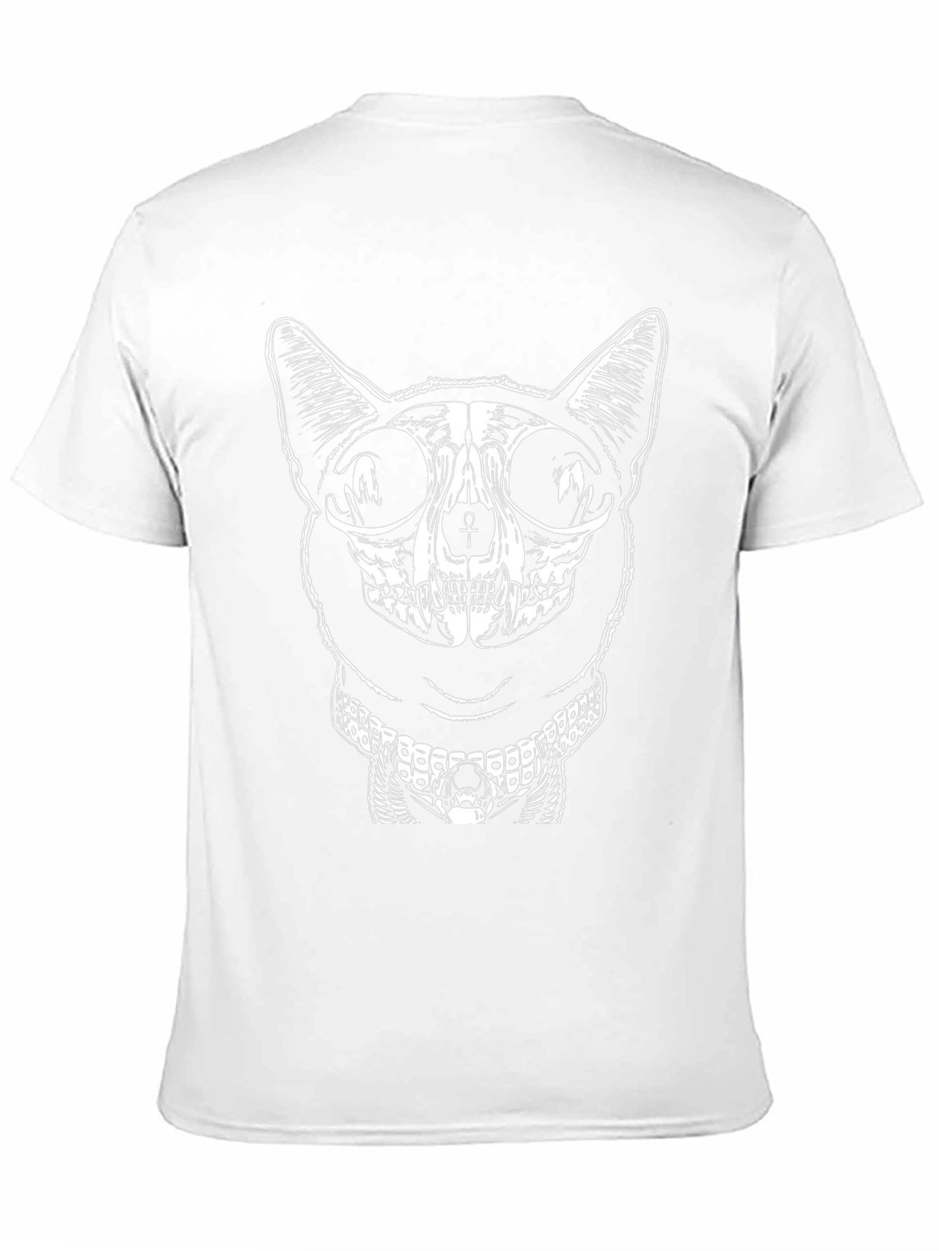 Egyptian Cat Skull Graphic Tee
