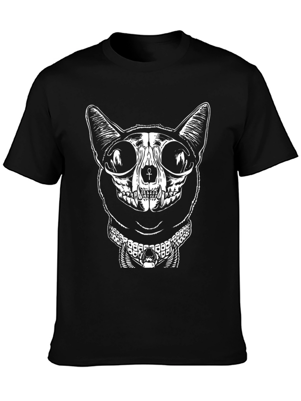 Egyptian Cat Skull Graphic Tee