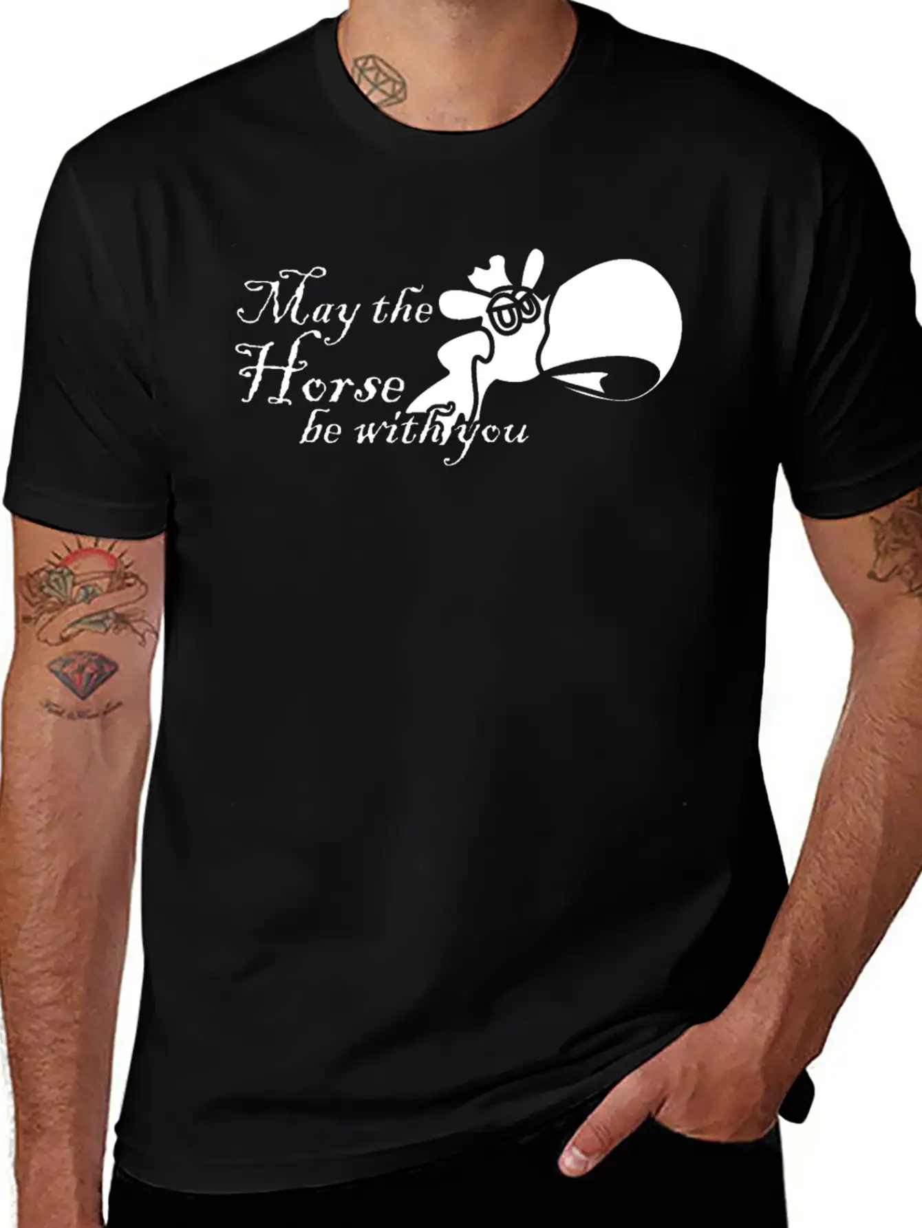 Riding Haflinger Stallion Horse Horses Stylish Everyday T-Shirt – Unisex Basic Cotton Tee