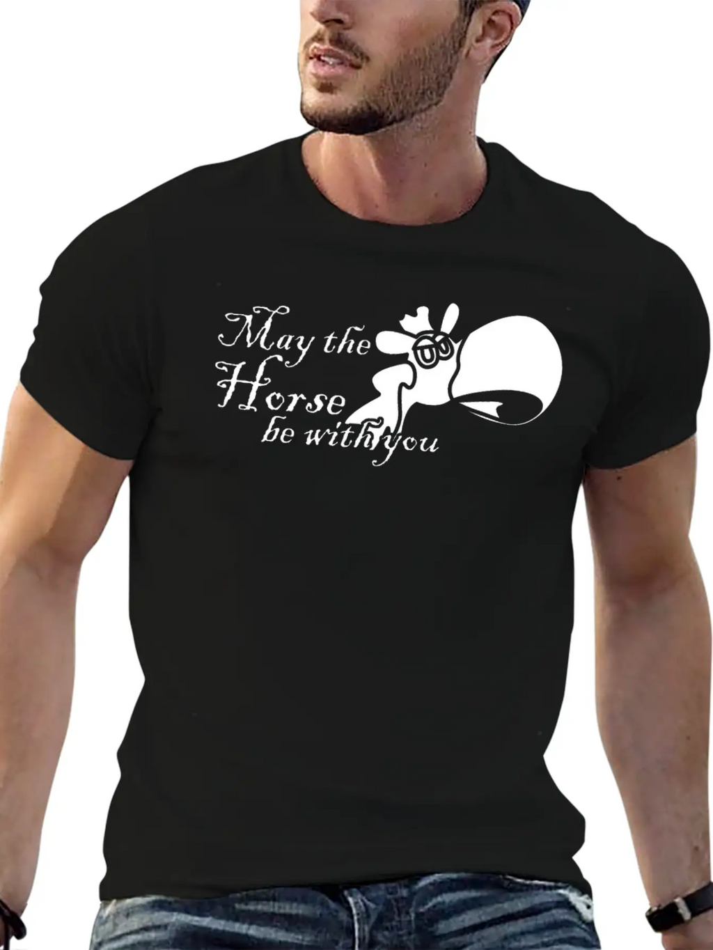 Riding Haflinger Stallion Horse Horses Stylish Everyday T-Shirt – Unisex Basic Cotton Tee