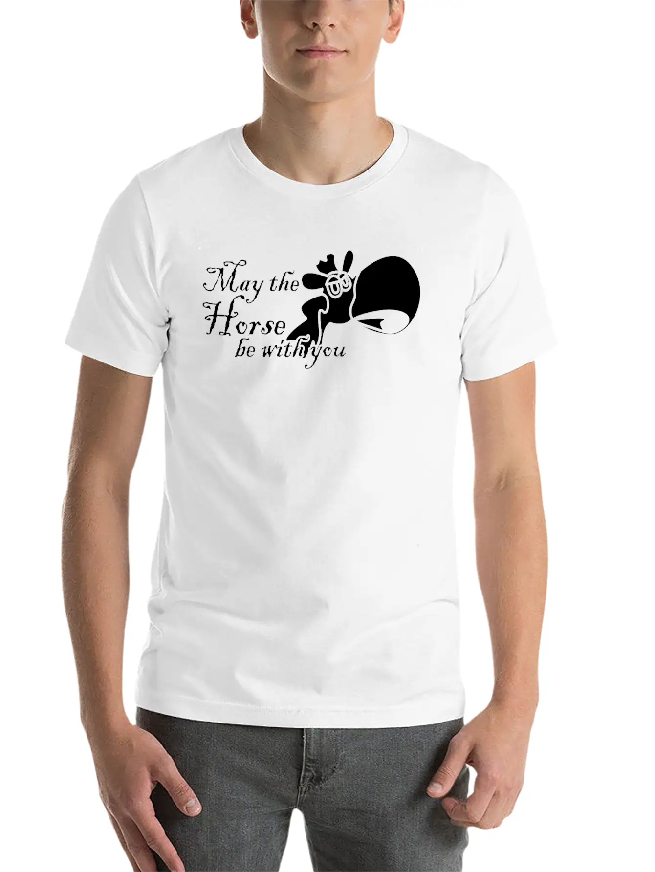 Riding Haflinger Stallion Horse Horses Stylish Everyday T-Shirt – Unisex Basic Cotton Tee