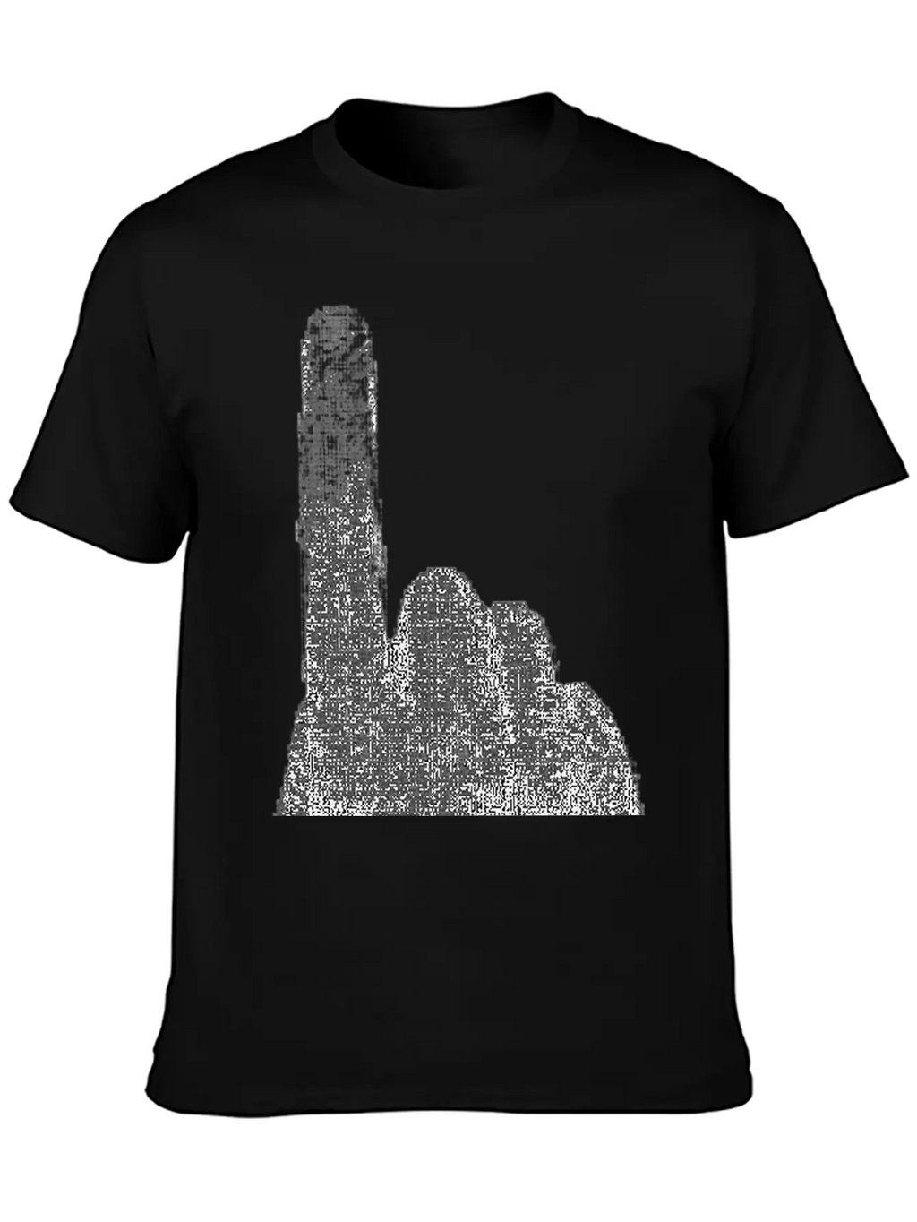 Right Person S Index Finger Art Essential Cotton Tee For Daily Outfits – Unisex Style