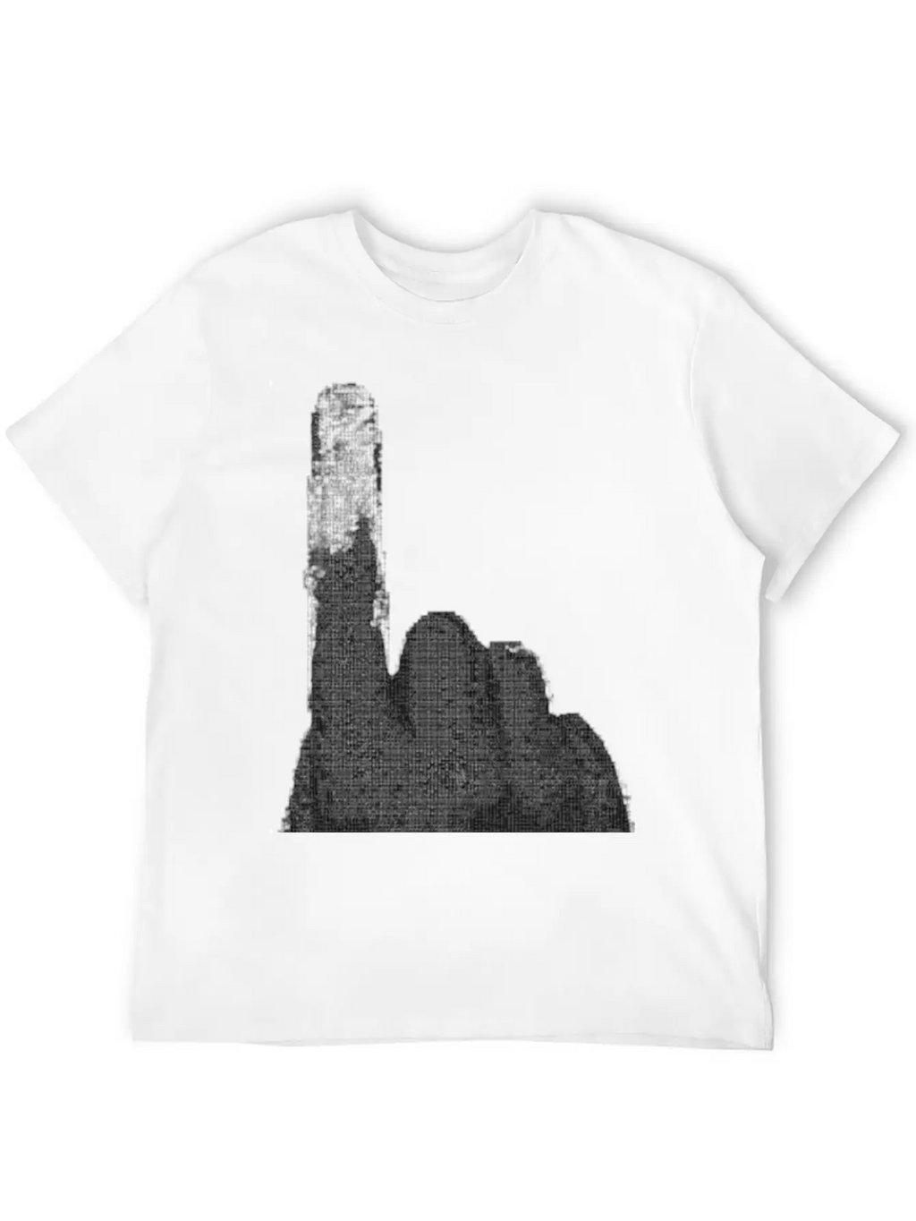 Right Person S Index Finger Art Essential Cotton Tee For Daily Outfits – Unisex Style