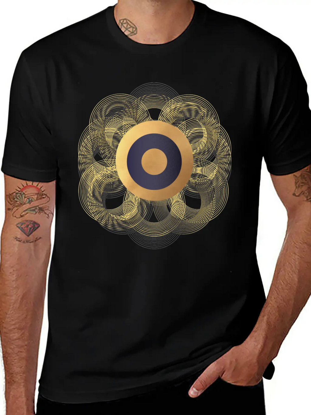 Ring Flower Essential Cotton Tee For Daily Outfits – Unisex Style