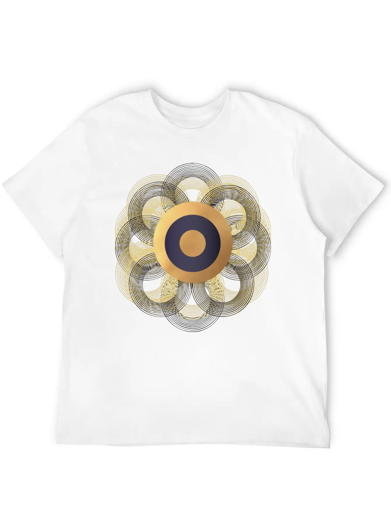 Ring Flower Essential Cotton Tee For Daily Outfits – Unisex Style