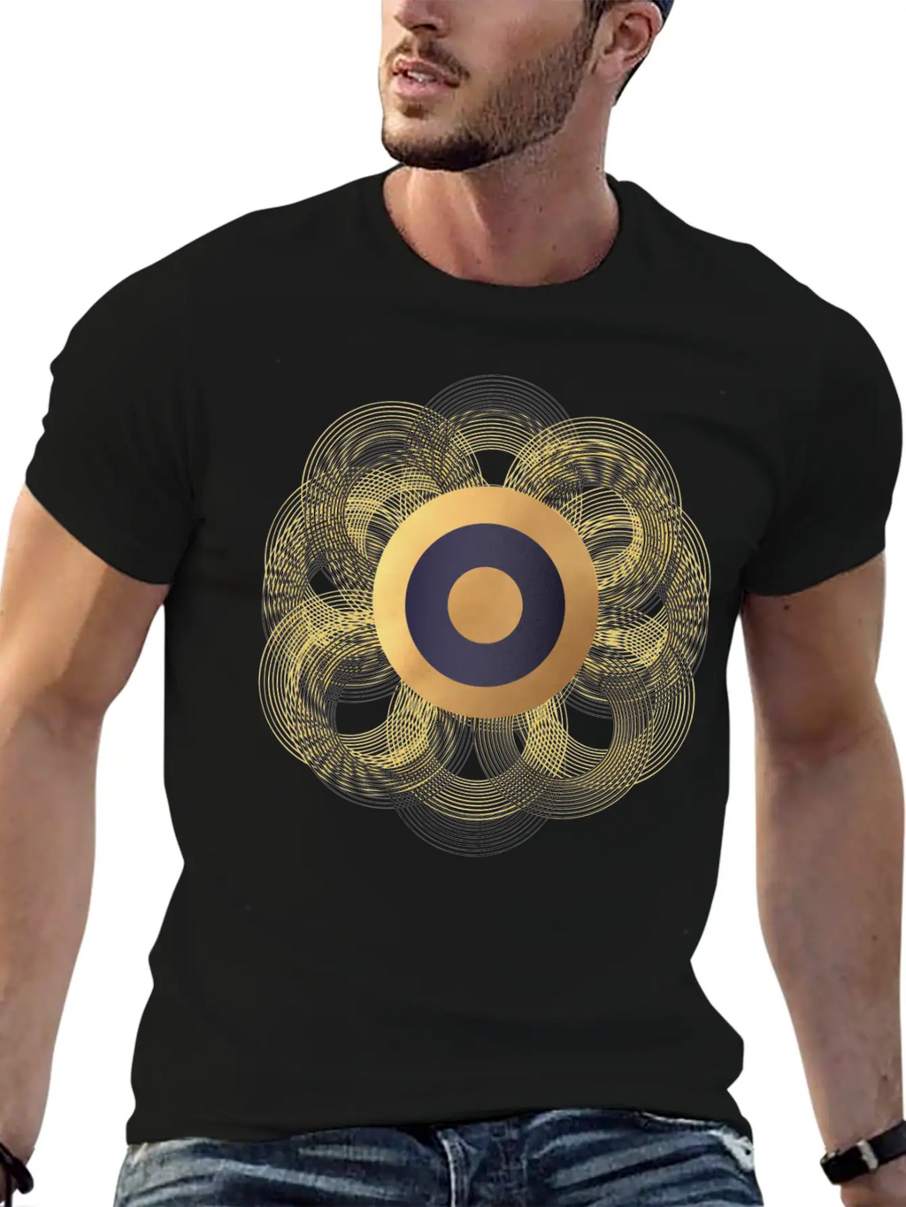 Ring Flower Essential Cotton Tee For Daily Outfits – Unisex Style