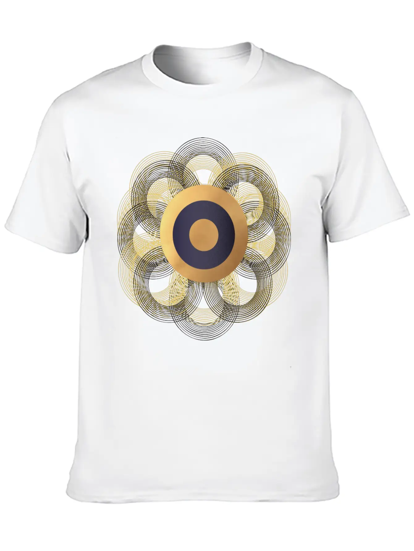 Ring Flower Essential Cotton Tee For Daily Outfits – Unisex Style
