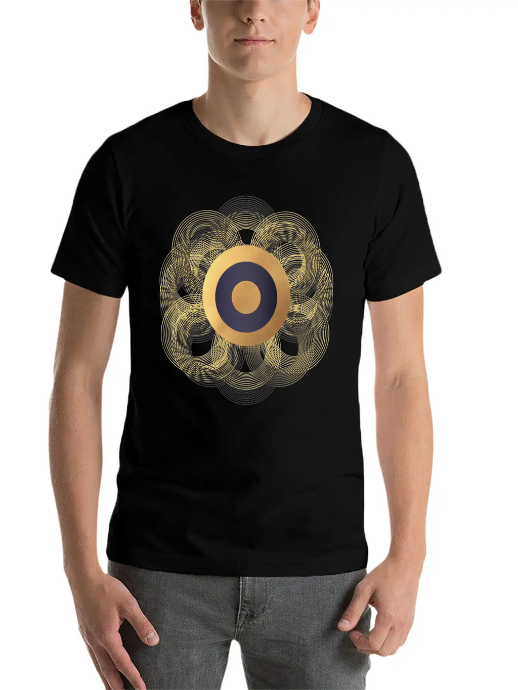 Ring Flower Essential Cotton Tee For Daily Outfits – Unisex Style
