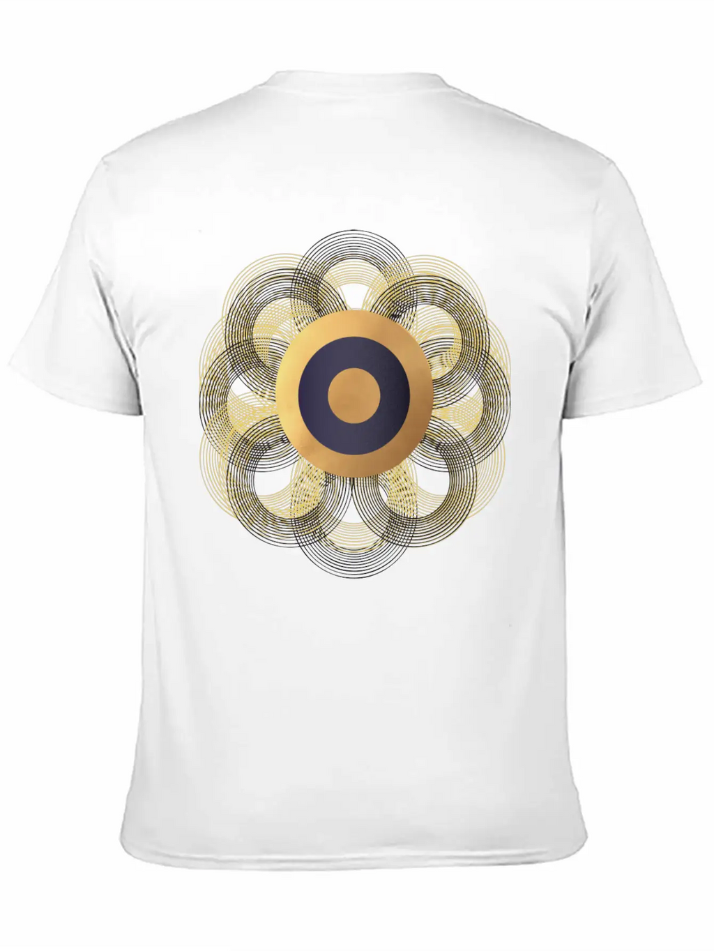 Ring Flower Essential Cotton Tee For Daily Outfits – Unisex Style