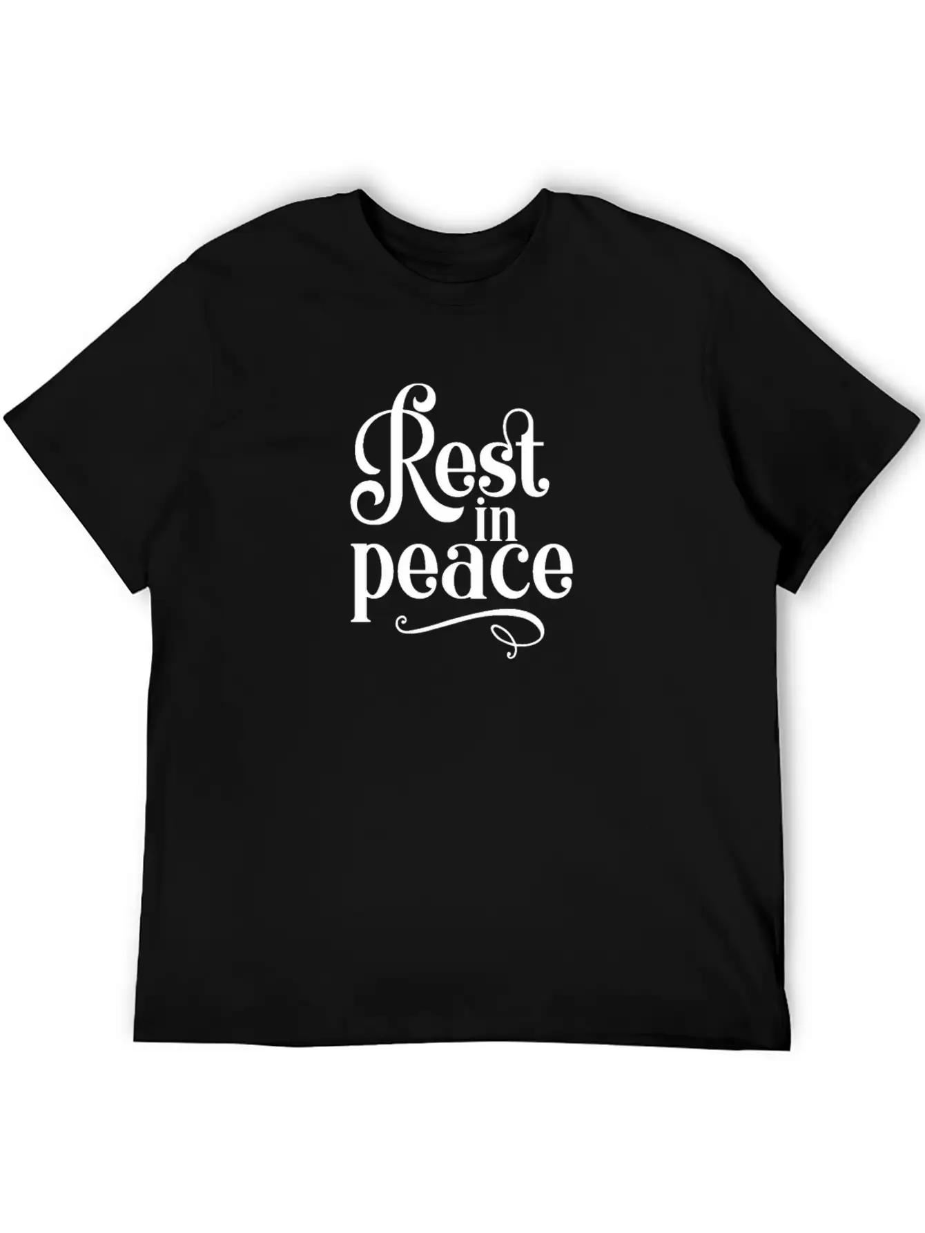RIP Memorial Rest In Peace Unisex Short Sleeve Soft Cotton T-Shirt – Casual Everyday Wear