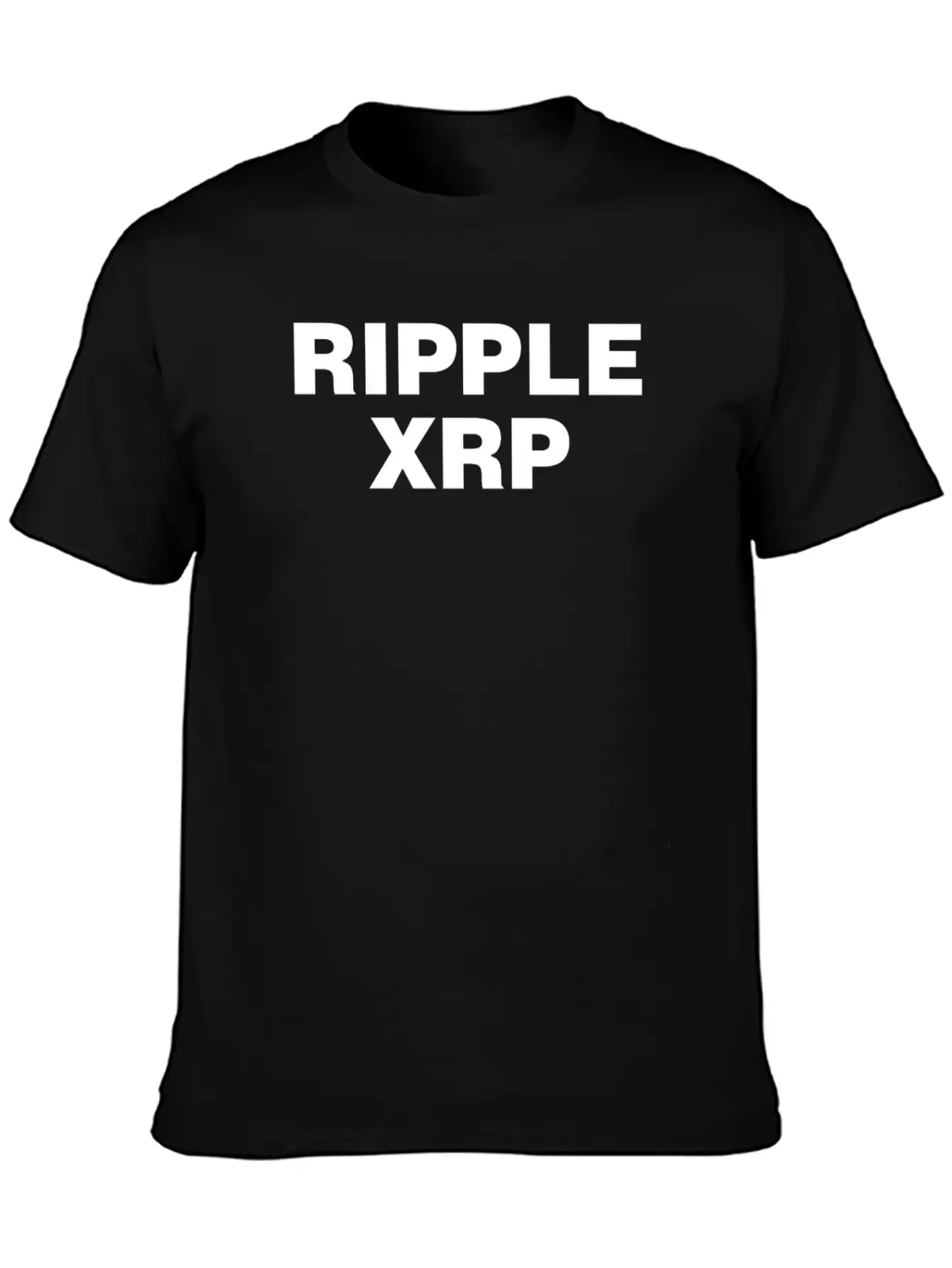Ripple XRP Digital Currency HODL Crypto Blockchain Unisex Casual T-Shirt – Clean Design For Daily Comfort