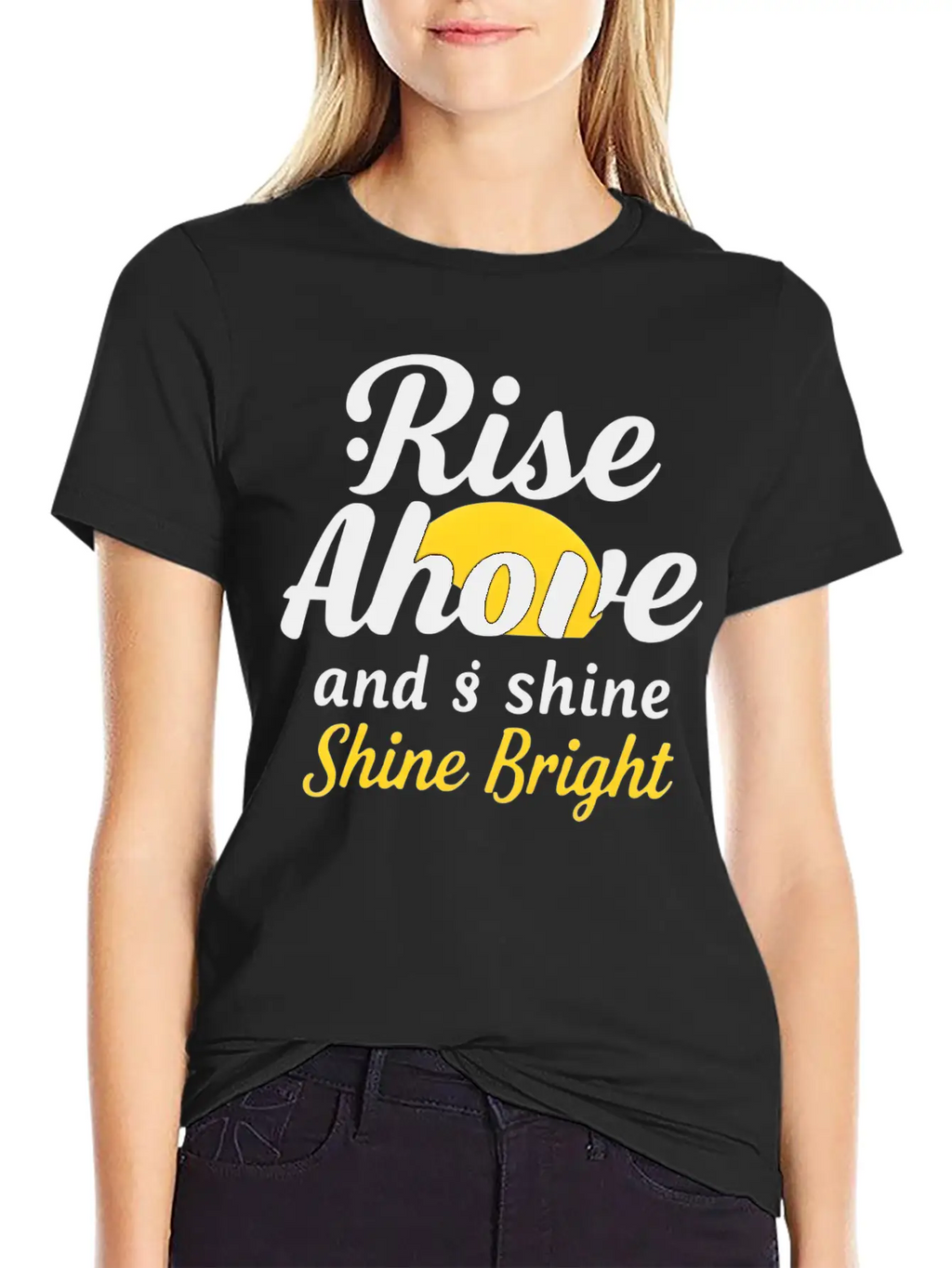Rise And Shine: Inspirational Design Unisex Short Sleeve Soft Cotton T-Shirt – Casual Everyday Wear