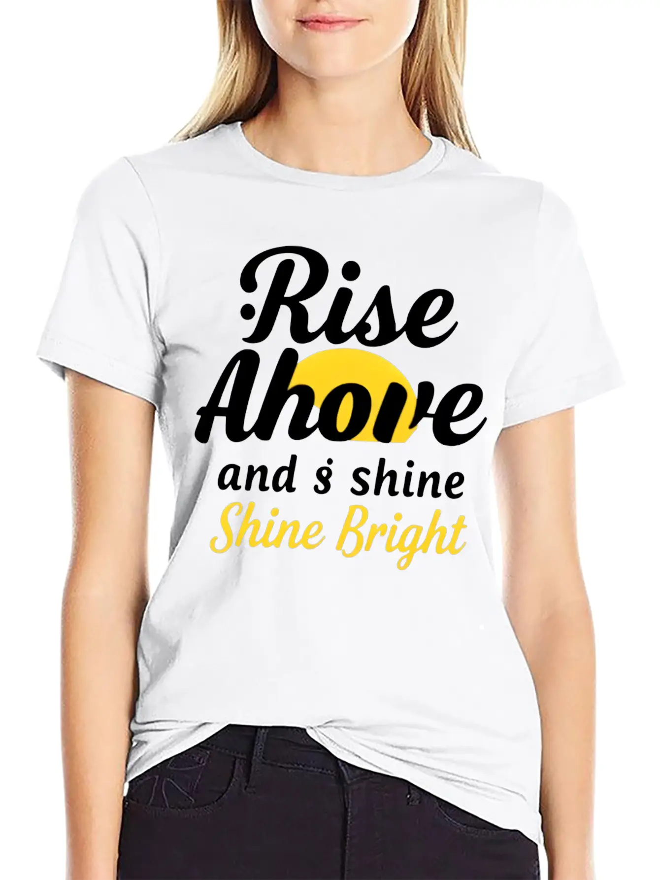 Rise And Shine: Inspirational Design Unisex Short Sleeve Soft Cotton T-Shirt – Casual Everyday Wear