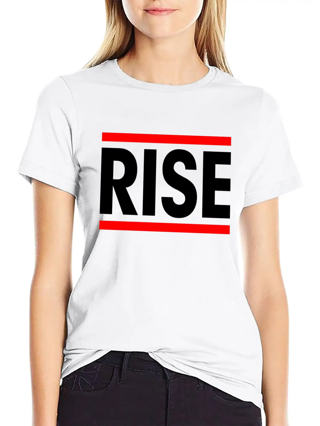 Rise Courage Motivation Inspiration Winner Victory Breathable Soft Cotton T-Shirt – Timeless Casual Look