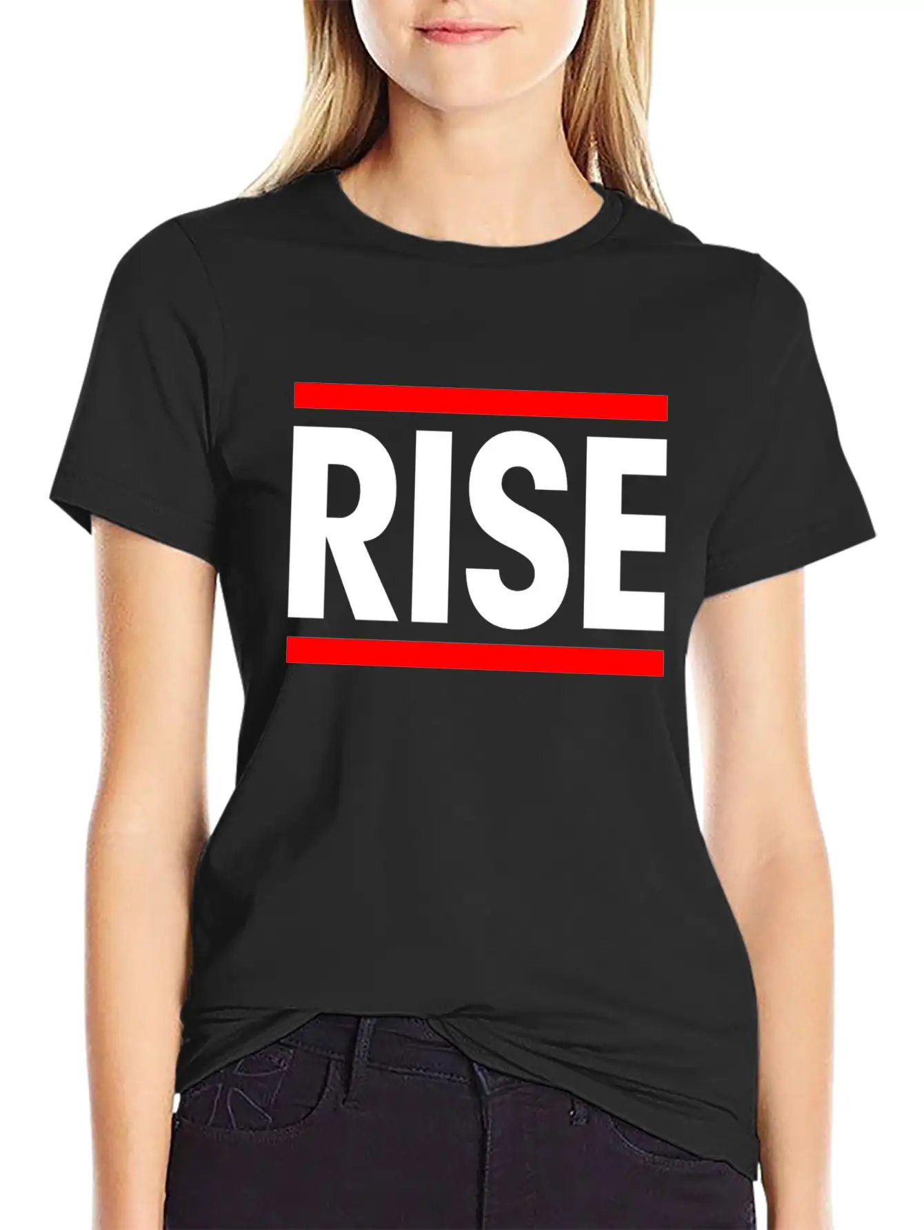 Rise Courage Motivation Inspiration Winner Victory Breathable Soft Cotton T-Shirt – Timeless Casual Look