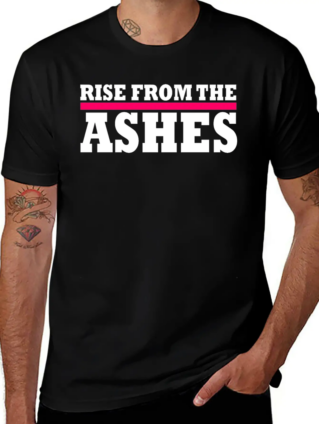 Rise From The Ashes Breathable Soft Cotton T-Shirt – Timeless Casual Look
