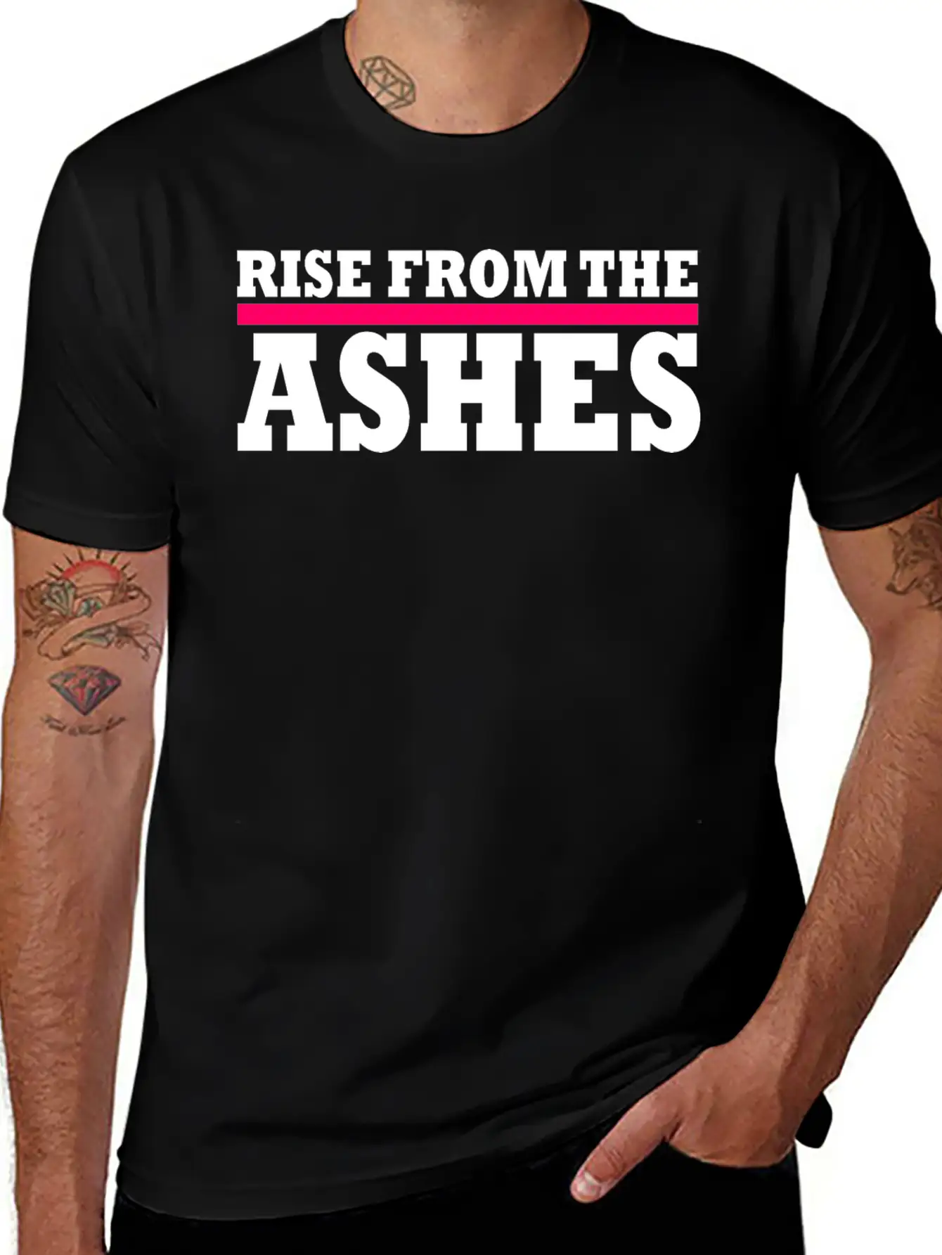 Rise From The Ashes Breathable Soft Cotton T-Shirt – Timeless Casual Look