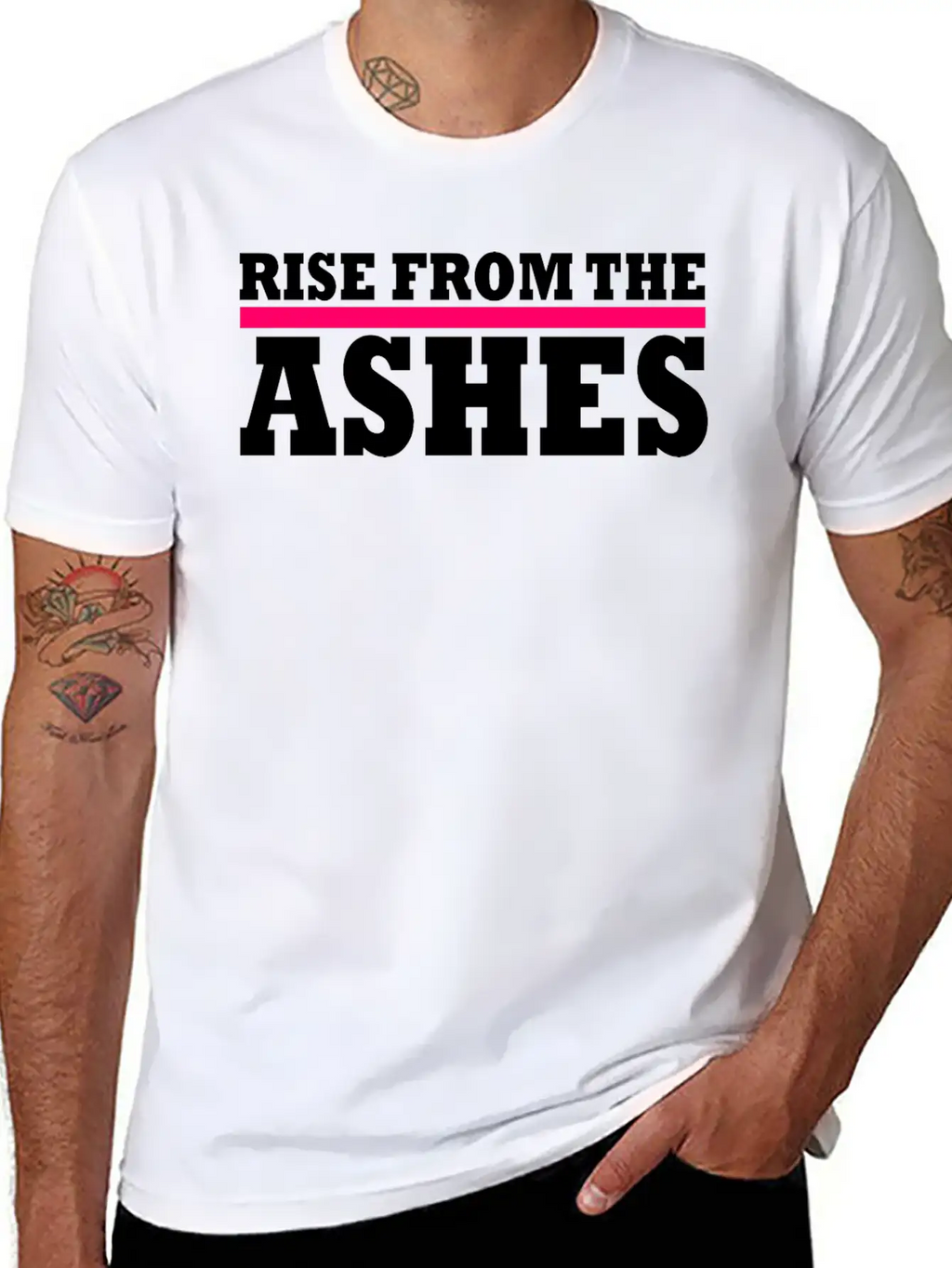 Rise From The Ashes Breathable Soft Cotton T-Shirt – Timeless Casual Look