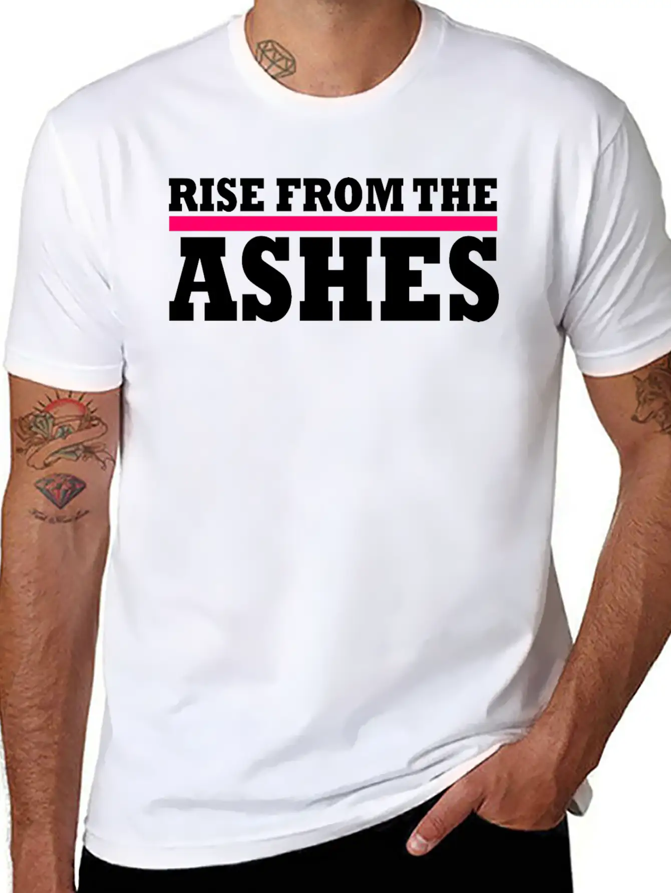 Rise From The Ashes Breathable Soft Cotton T-Shirt – Timeless Casual Look